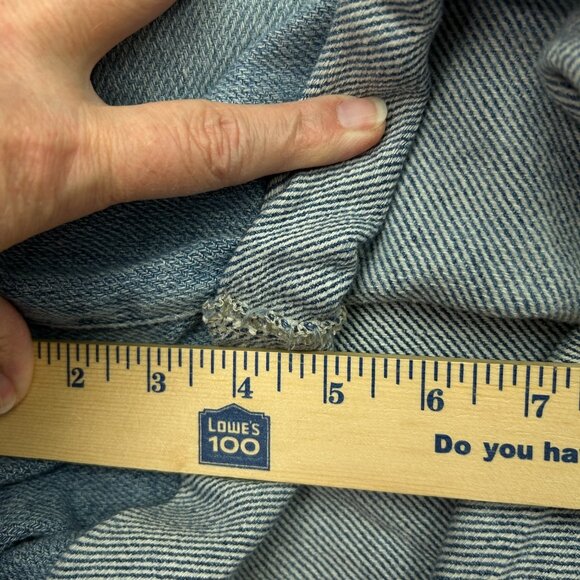 Free People We The Free Osaka Relaxed Shorts Women's Size 28 Button Front Denim - Picture 9 of 10